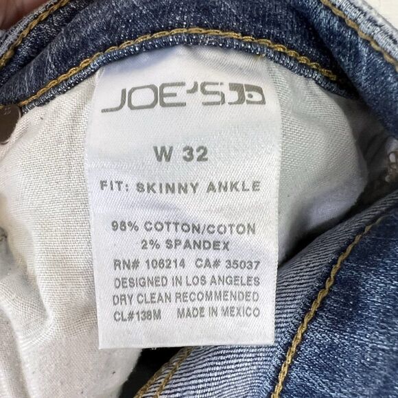Joe's Jeans Skinny Ankle Released Hem Jeans - Picture 4 of 5